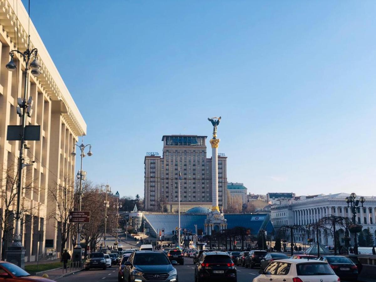 Amazing View Of Maydan! Apartment Kiev Exterior foto