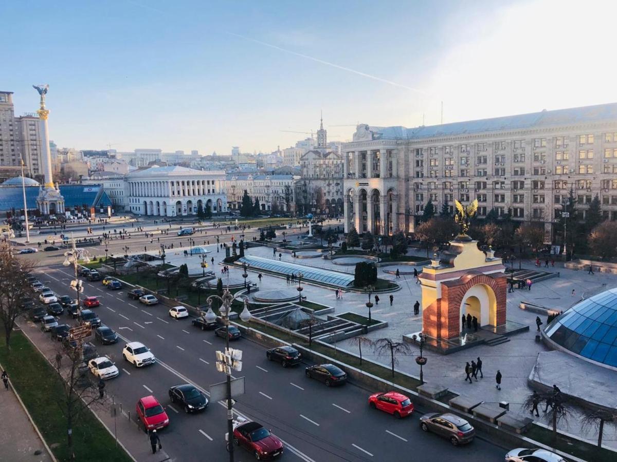 Amazing View Of Maydan! Apartment Kiev Exterior foto